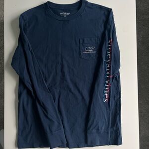 Vineyard Vines Kids Blue Long Sleeve Shirt